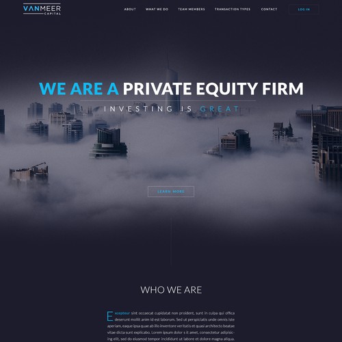 Design for private equity