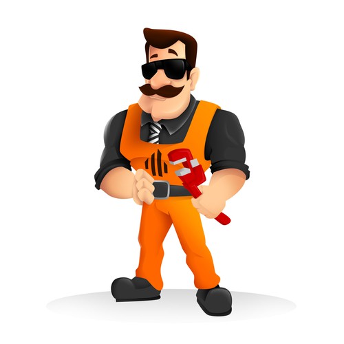 Mascot design for a construction company