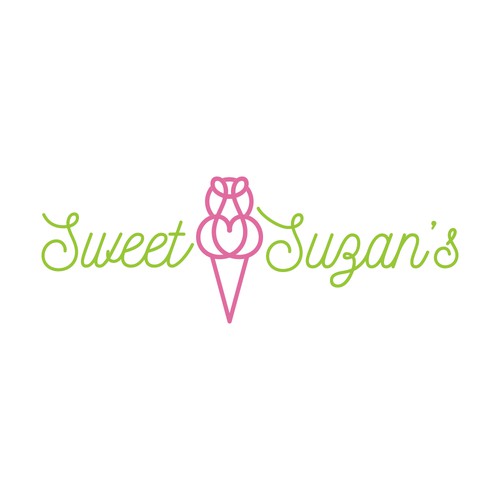 logo concept for Sweet Suzan's
