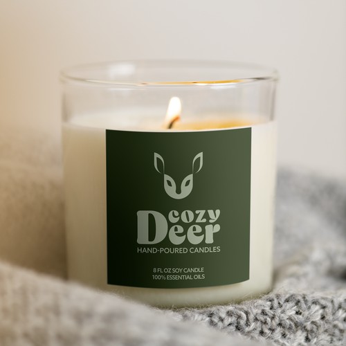 Concept Design for Cozy Deer Candles