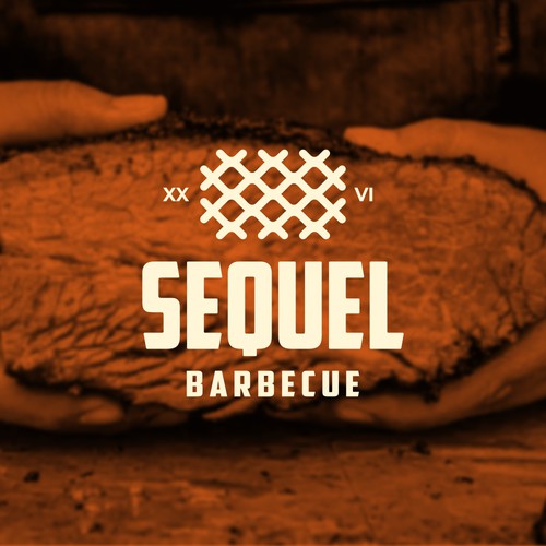 A logo for a "new school" Texas BBQ popup