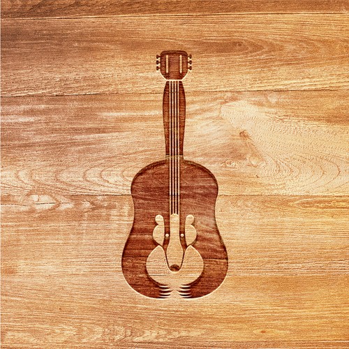 Guitar made by a Raccoon