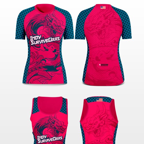 Dragon boat racing team jersey