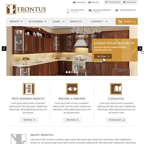 Website for FRONTUS