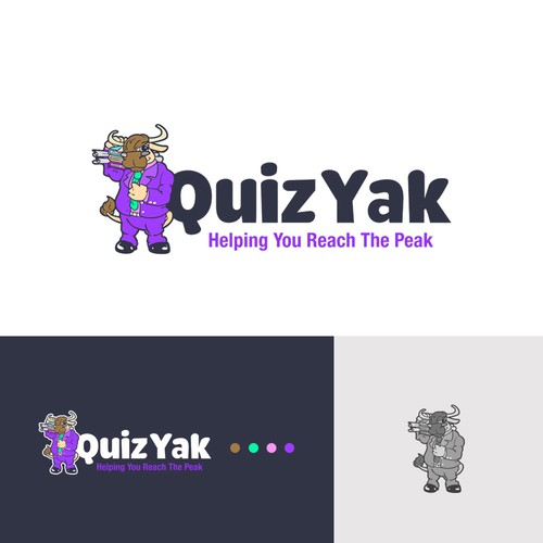 Quiz Yak Illustrated logo