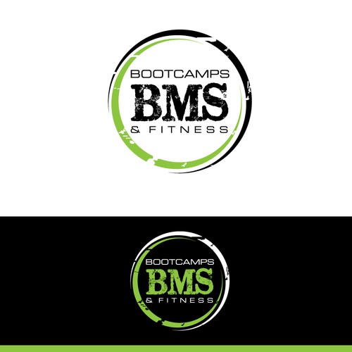 Create a stunning logo for our fitness company BMS Bootcamps and Fitness!