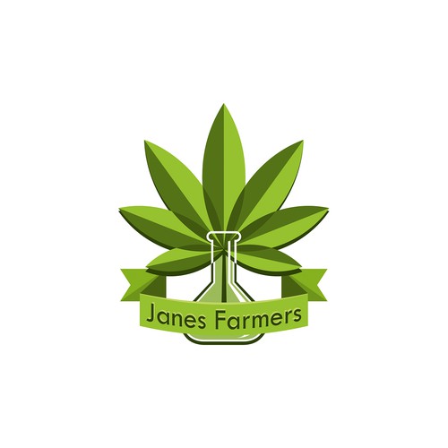 Logo concept for a cannabis production company