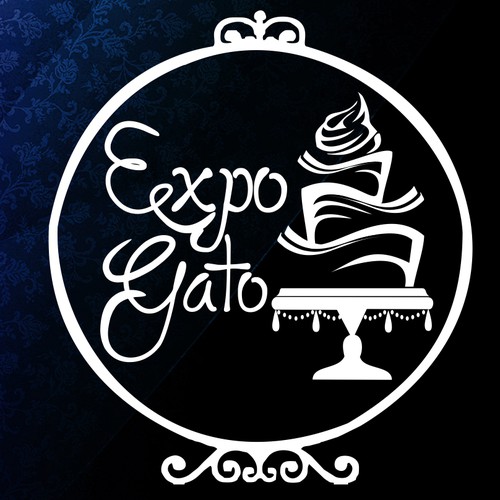 Create the logo for the 1st tradeshow in France for Cake Design: EXPOGATO