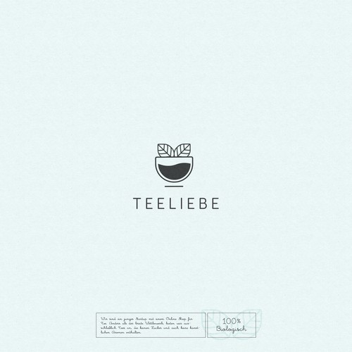 Minimalistic Logo-concept for Teeliebe