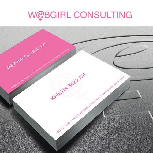 Webgirl Consulting needs your help to create a modern brand andbusiness card