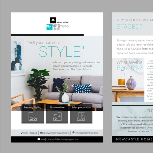Home Staging Double-sided Flyer 