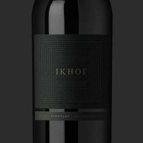 Ikhor Wine Label Design