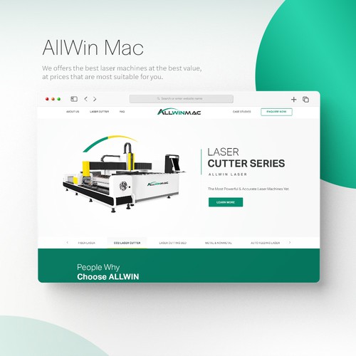 AllWin Mac Website design