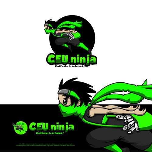 Playful Type Logo for CEU.ninja