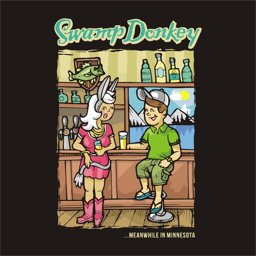 Swamp Donkey Funny Tshirt