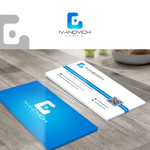 Elegant logo for 'Ivanovich Games' 