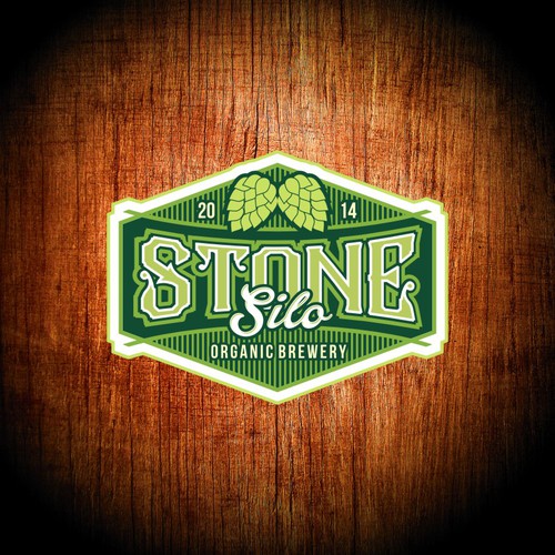 Create an epic label for a new organic craft beer...Stone Silo