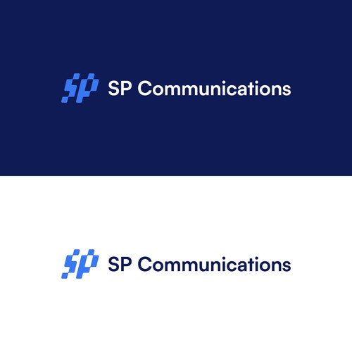 Logo for SP Communications, a technology company