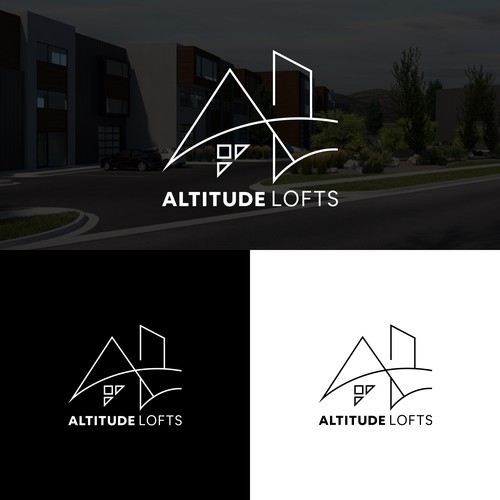 Altitude Lofts Logo Design