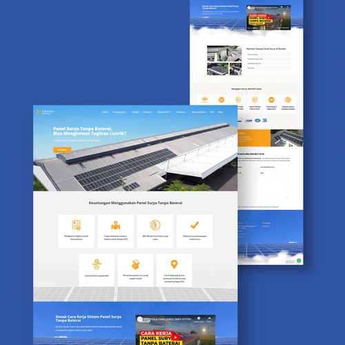 Web Design for Solar Energy Company