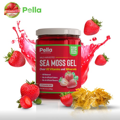 Contest Entry Concept ad for Pella Sea Moss Gel 