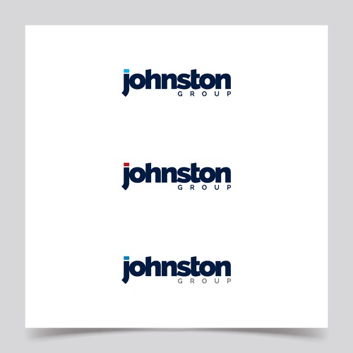 A modern, strong logo that Focuses on my Name - Johnston