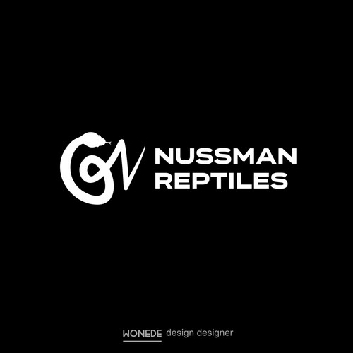 Simple yet modern logo for a pet snake shop