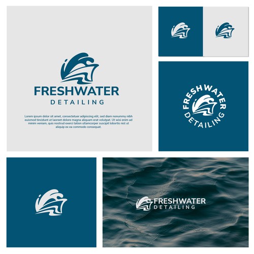 boat washing company logo