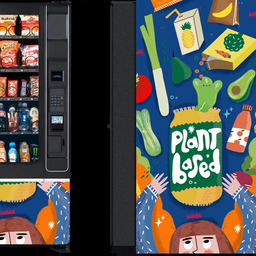 Illustration For Vending Machine