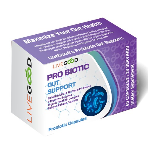 Health Supplement Box Packaging