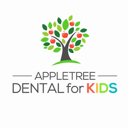 Pictorial Logo for AppletreeDentalforKIDS