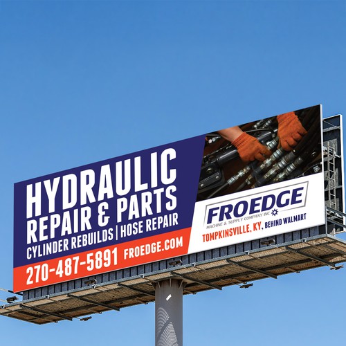 Hydraulic Parts and Services Billboard