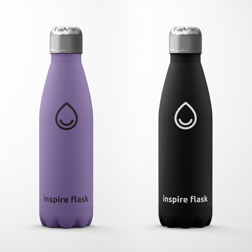 Inspire Flask - Logo design for insulated water bottle