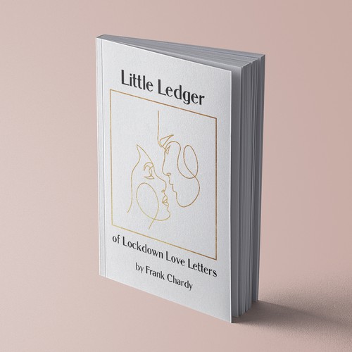 Stylish book cover for poetry