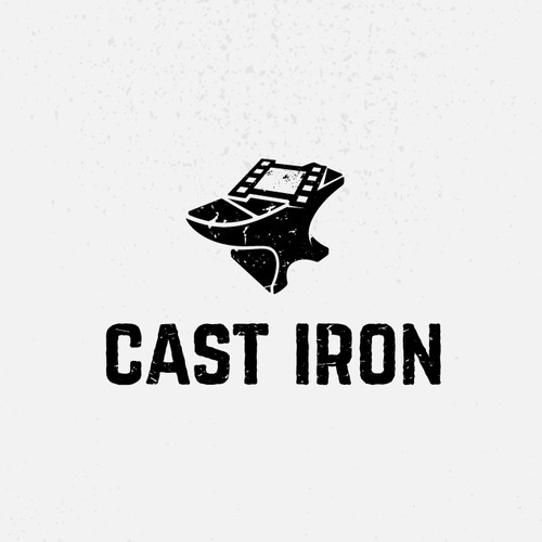 Creative video blacksmith logo