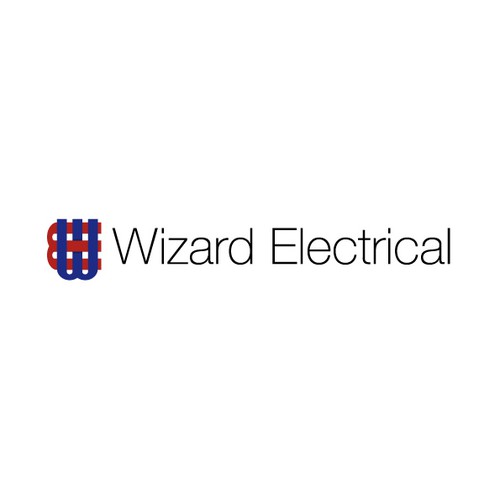 a creative logo for  an electrician business called Wizard Electrical
