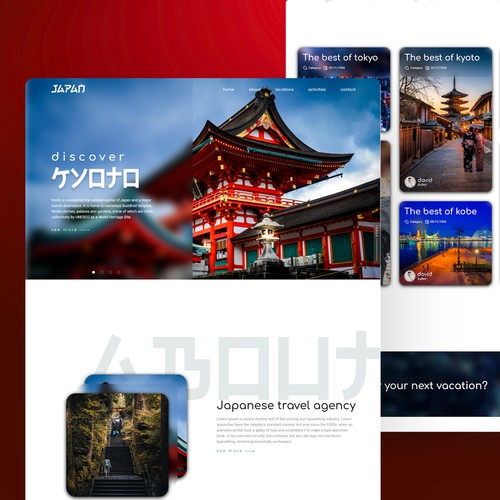 Japan Travel Agency Website