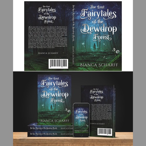 contest : Strikingly beautiful yet creepy Dark enchanted forest Book cover