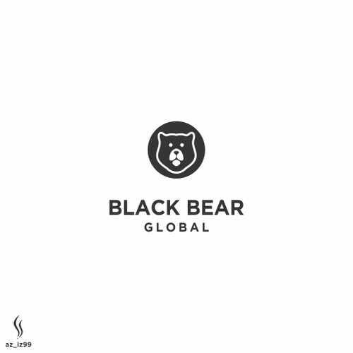 Bold logo for start-up company Black Bear Global