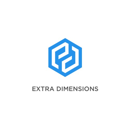 Extra Dimensions logo concept