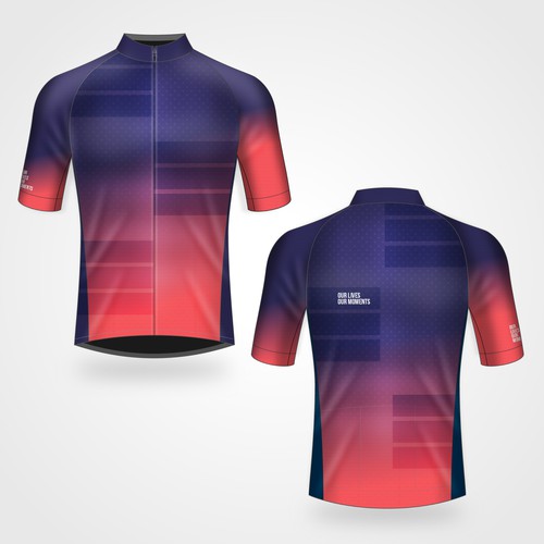 Cycling Jersey design 'Our lives - our moments'