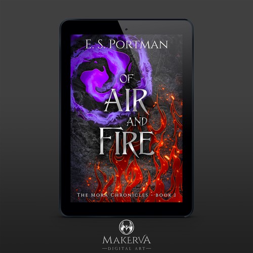 Cover for a Fae/Elemental Romantasy Novel