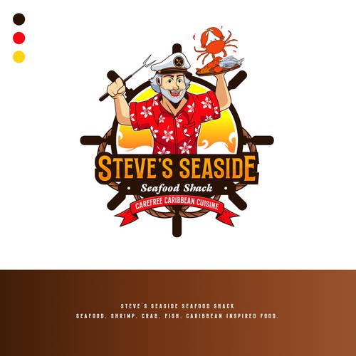 Steve's Seaside Seafood Shack Logo