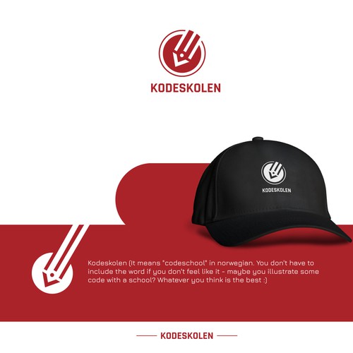 Logo design for kodescolen