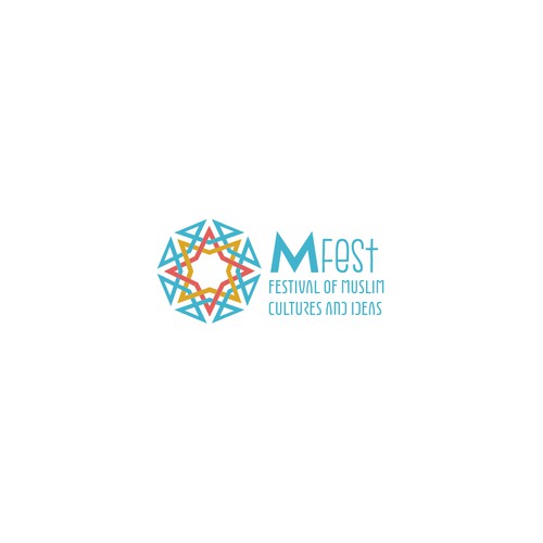 Geometric logo for M Fest