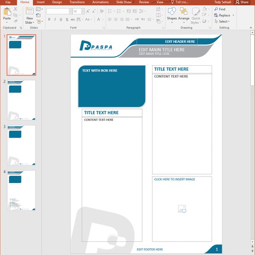 Fact Sheet Template Design