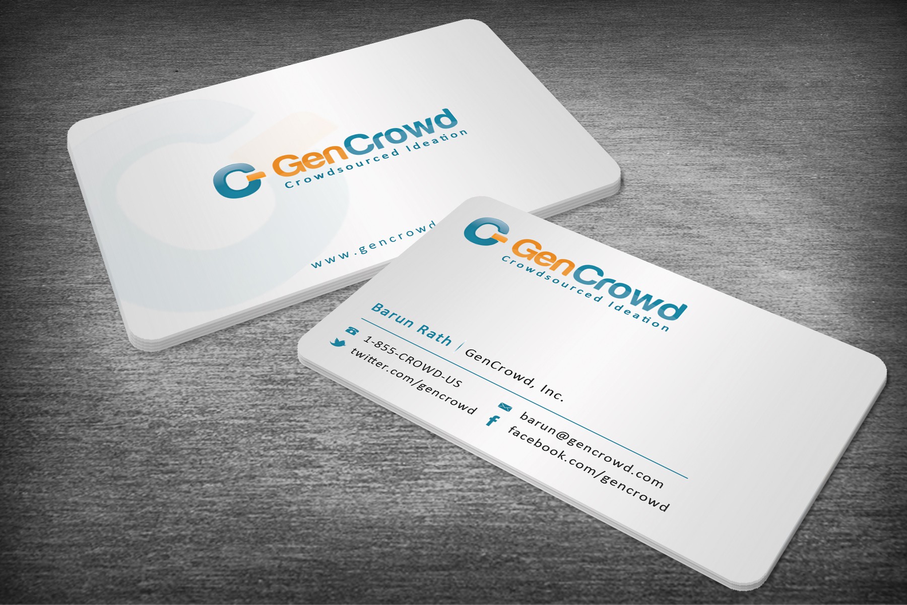 名片设计GenCrowd——保证比赛