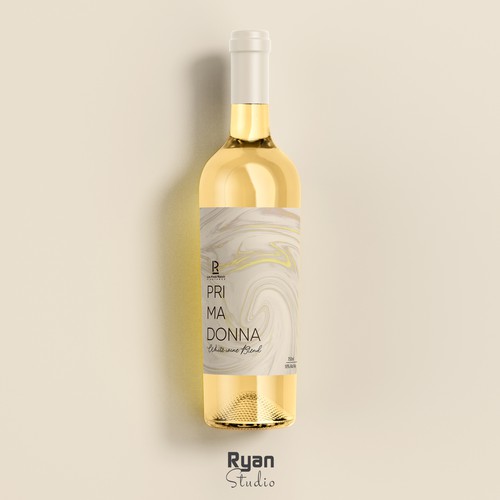 Modern and minimal wine label design 🍷