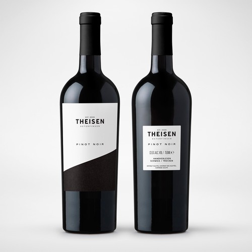 Theisen Pinot Noir Wine Label