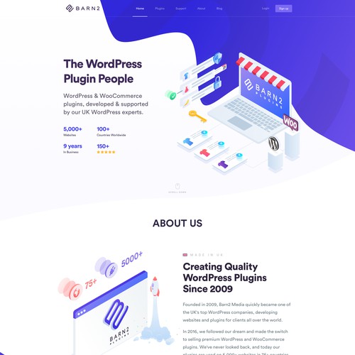 WordPress plugin company website